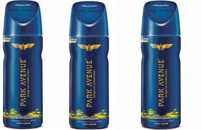 

Park Avenue Tranquil Body Mist - For Men(150 ml, Pack of 3)
