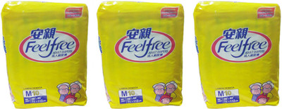 

Feelfree FOR WAIST SIZE 28"-44" INCHES Adult Diapers - M(30 Pieces)