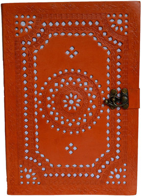 

The Artists Creation Book-size Notebook(Recycled handmade, Orange)