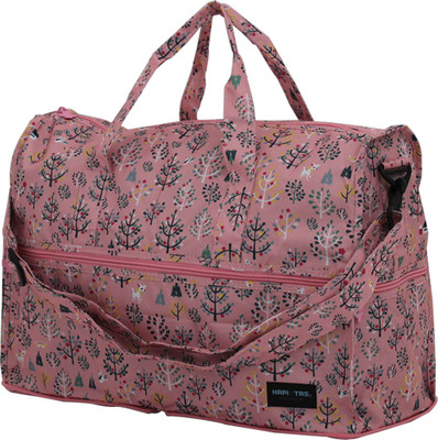 Siffler (Expandable) Folding Boston Bag M Travel Duffel Bag(Pink)