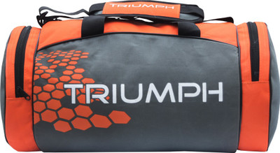 

Triumph Pro 66 Grey,Orange Gym Bag(Grey, Orange)