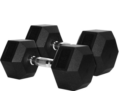 

Vinto PRO SERIES 2.5 KG EACH SET OF 2 (2.5+2.5) Fixed Weight Dumbbell(2.5 kg), Black