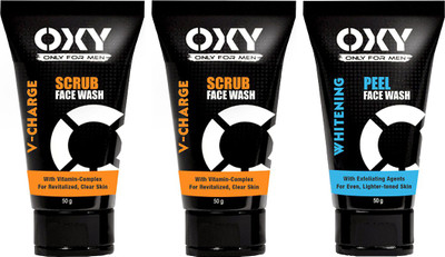 

OXY 2 V-Charge Scrub Face Wash & 1 Whitening Peel Face Wash(50 g)