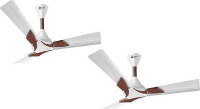 

Orient Wendy pearl white walnut 3 Blade Ceiling Fan(pearl white walnut, Pack of 2)