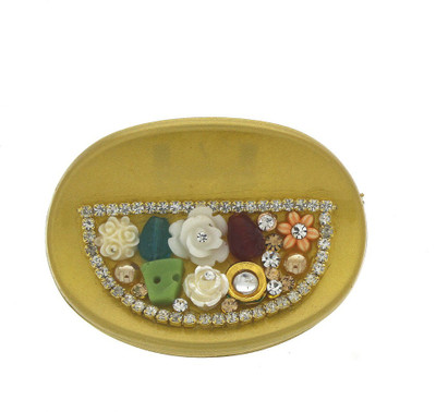 

Anuradha Art Jewellery Clutcher Hair Claw(Gold)