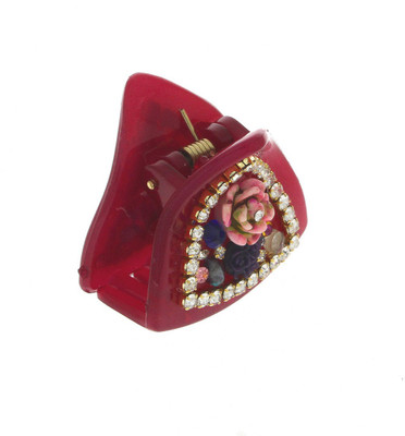 

Anuradha Art Jewellery Clutcher Hair Claw(Pink)