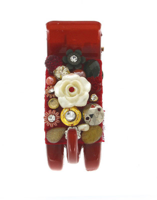 

Anuradha Art Jewellery Clutcher Hair Claw(Red)