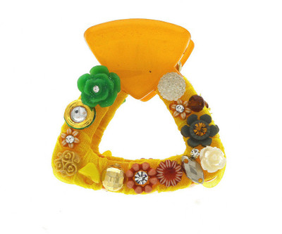

Anuradha Art Jewellery Clutcher Hair Claw(Yellow)