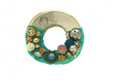 

Anuradha Art Jewellery Clutcher Hair Claw(Green)