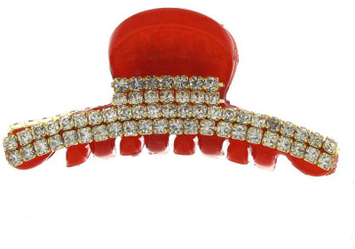 

Anuradha Art Jewellery Clutcher Hair Claw(Red)