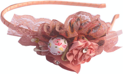 

Loops n knots Floral Hair Band / Head Band (ha1229) Hair Band(Orange)