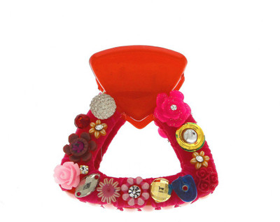 

Anuradha Art Jewellery Clutcher Hair Claw(Red)