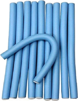 

Styler Soft Stick Self Holding Roller Pack Of 10 Hair Curler (Blue) Hair Curler(Blue)