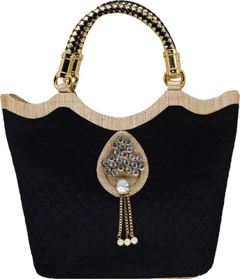 

Bagaholics Hand-held Bag(Black, Beige), Beige;black