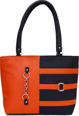 

SIVANS Shoulder Bag(Orange, Black), Black;orange