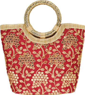 

Bagaholics Hand-held Bag(Gold, Red)