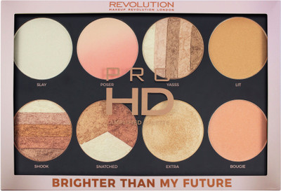 

Makeup Revolution Pro HD Highlighter Palette Highlighter(Brighter Than My Future)