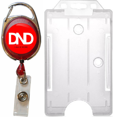 

TheFlauntStore Plastic ID Badge Holder(Pack of 2)