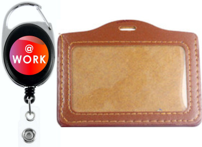 TheFlauntStore Plastic ID Badge Holder(Pack of 2)