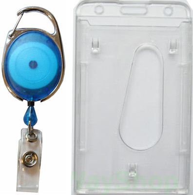 

TheFlauntStore Plastic ID Badge Holder(Pack of 3)