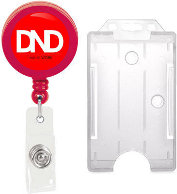 TheFlauntStore Plastic ID Badge Holder(Pack of 2)