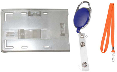 

TheFlauntStore Plastic ID Badge Holder(Pack of 3)