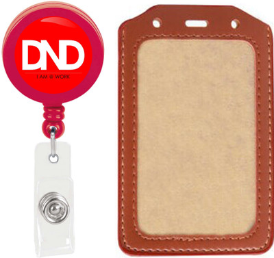 

TheFlauntStore Plastic ID Badge Holder(Pack of 2)