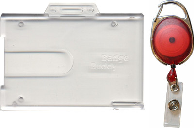 

TheFlauntStore Plastic ID Badge Holder(Pack of 2)