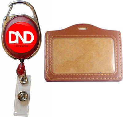 

TheFlauntStore Plastic ID Badge Holder(Pack of 2)