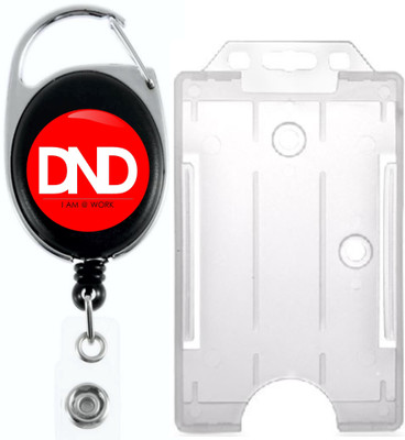 

TheFlauntStore Plastic ID Badge Holder(Pack of 2)