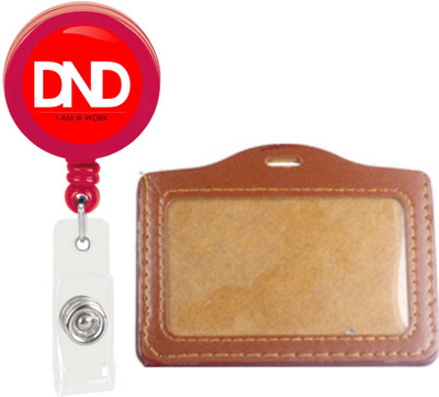 

TheFlauntStore Plastic ID Badge Holder(Pack of 2)