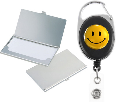 

TheFlauntStore Plastic ID Badge Holder(Pack of 2)