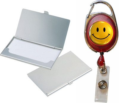 

TheFlauntStore Plastic ID Badge Holder(Pack of 2)