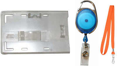 

TheFlauntStore Plastic ID Badge Holder(Pack of 3)