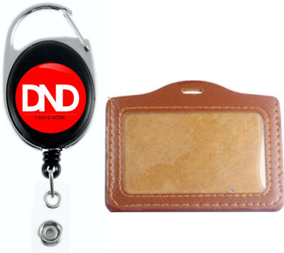 

TheFlauntStore Plastic ID Badge Holder(Pack of 2)