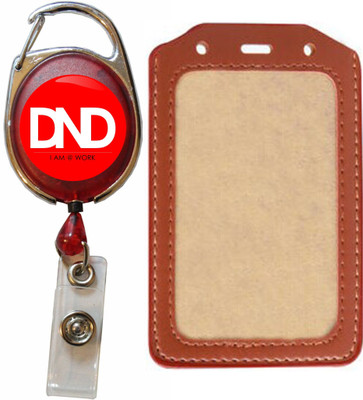 

TheFlauntStore Plastic ID Badge Holder(Pack of 2)