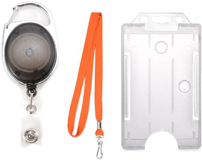 

TheFlauntStore Plastic ID Badge Holder(Pack of 3)