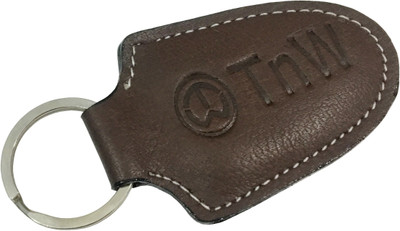 

TnW Brown Leather Key ring Key Chain