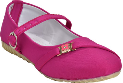 

Leatherwood1 Girls Slip on Ballerinas(Pink