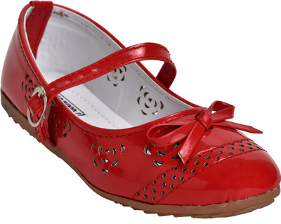 

Leatherwood1 Girls Slip on Ballerinas(Red