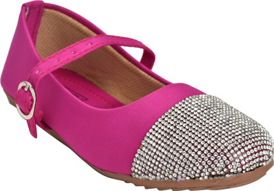 

Leatherwood1 Girls Slip on Ballerinas(Pink