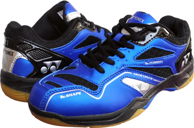 

Yonex Boys & Girls Lace Badminton Shoes(Blue, Blue/black