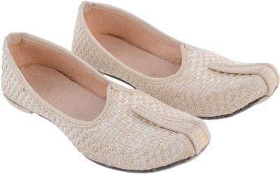 

Little Palz Boys & Girls Slip on Mojaris(Beige
