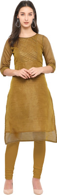 sarvagny clothing Festive & Party Self Design Women Kurti(Brown) Flipkart