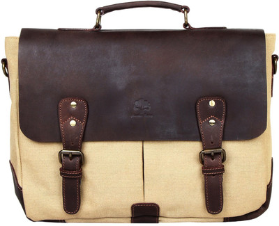 

echoindia 15 inch Laptop Messenger Bag(Yellow)