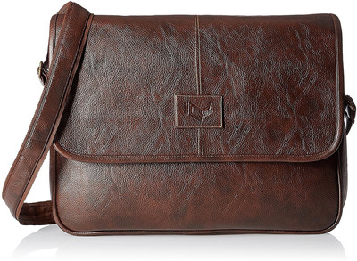 

C CUERO 14 inch Laptop Messenger Bag(Brown)