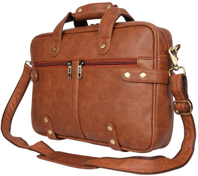 Yark 14 inch Laptop Messenger Bag(Tan)