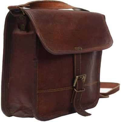 

Bhavya 15 inch Laptop Messenger Bag(Brown)