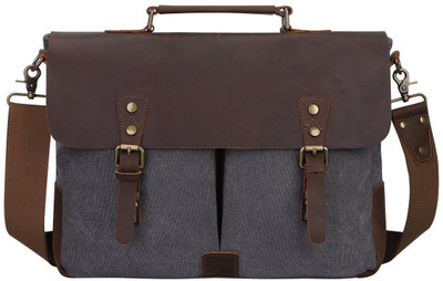 

echoindia 15.6 inch Laptop Messenger Bag(Multicolor), Grey