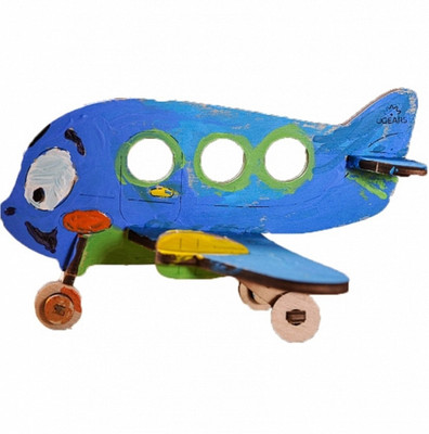 

Ugears Airplane - 3D Coloring Model(Beige)